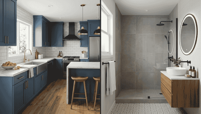 Remodelación de cocina y baño en Juriquilla, Querétaro